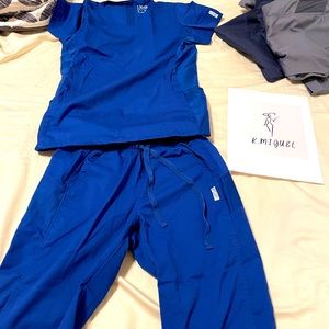 EON BLUE SCRUB PANTS